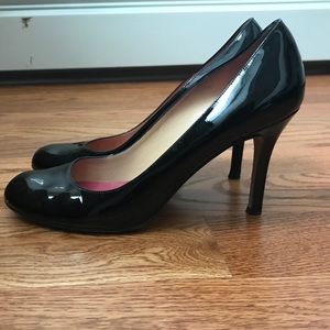 Kate Spade black patent leather heels